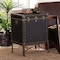 Baxton Studio Laura Vintage Black Canvas Lift-Top Trunk End Table 251-13912-ZORO - alternate 10