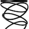 Homeroots 21" Black Geometric Glass And Metal Tabletop Pillar Candle Holder 608390 - alternate 5