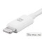 Monoprice USB Cable, 10 ft Overall L., White 12842 - alternate 7