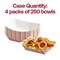 Smarty Had A Party 1 lb Red Plaid Paper Food Trays, 1000PK 5611-RP-CASE - alternate 6