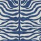 Homeroots 3' X 5' Navy Blue And Ivory Animal Print Washable Indoor Outdoor Area Rug 600630 - alternate 8