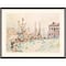Homeroots Venice Black Framed Print Wall Art 526049 - alternate 1