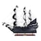 Homeroots 29" Black Black Pearl Pirate Boat Hand Painted Decorative Boat 401980 - alternate 1