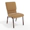Flash Furniture Caramel Fabric Church Chair, PK4 4-FD-CH02185-CV-BN-BAS-GG - alternate 1