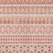 Homeroots 8' X 10' Salmon Beige And Copper Quatrefoil Washable Indoor Outdoor Area Rug 583249 - alternate 8