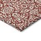Homeroots 3' X 5' Red And Ivory Damask Washable Indoor Outdoor Area Rug 595187 - alternate 7
