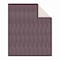 Lavish Home Cable Knit Throw Blanket 60x80 Soft & Cozy Blanket Throws with Cable Knit Pattern & Warm Sherpa 66-THROW80-C - alternate 1