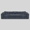 Homeroots 162" Gray Corduroy Compression Foam Sofa 719546 - alternate 6