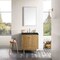 James Martin Vanities Laurent 30" Single Vanity, Light Natural Oak, w/ 3 CM Phantome Eclos Top 545-V30-LNO-3PHT - alternate 7