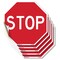 Signmission Stop, 4 inch X 4 inch, Vinyl Decal, 5PK OC-D-5PACK-4-315 - alternate 1