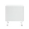 Homeroots 24" Clear And White Wood End Table With Two Shelves 544105 - alternate 8