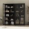 Manhattan Comfort Rivington 38in Bookcase Cabinet in Black - Set of 2 2-BC005-BK - alternate 8