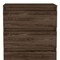 Homeroots 23" Dark Brown Two Drawer Standard Chest 478398 - alternate 6