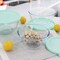 Martha Stewart 6 Piece Borosilicate Glass Prep Bowl Set with Plastic Lids in Mint 98046.06 - alternate 5