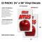 Signmission Fresh Apples, Vinyl Decals Only 24 Inch x 36 Inch, Vinyl Decal, 2PK DSB-2436-2PACK-Fresh Apples - alternate 2