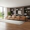 Homeroots 169" Chestnut Top Grain Leather Reclining Metal USB Sofa 720353 - alternate 7