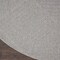 Homeroots 8' Light Gray And Gray Round Geometric Indoor Outdoor Area Rug 550691 - alternate 8