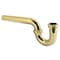 Kingston Brass 1-1/4 in. P-Trap without Flange, 12-7/8 in. Length, 18 Gauge, Polished Brass CC1182 - alternate 1