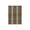 Homeroots 9' X 12' Brown Taupe And Plum Plaid Washable Indoor Outdoor Area Rug 613961 - alternate 8