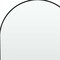Homeroots 39" Black Arch Metal Framed Bathroom Vanity Mirror 562893 - alternate 8