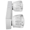 Dura Faucet 2 Valve Single Piece Wall Mounted 8 Center Distance 2 Crystal Acrylic Knob Handle DF-SA600A-CP - alternate 5