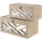 Homeroots 16" Off White Solid Wood Desk Organizer 392586 - alternate 7
