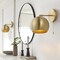 Jonathan Y Tierra 7" 1-Light Modern Midcentury Iron LED Sconce with Pull-Chain Switch, Brass Gold, 2PK JYL9912A-SET2 - alternate 6