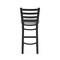 Holland Bar Stool Co 30" Stationary Bar Stool, Black Wrinkle, Canter Grey Seat 40030BW007 - alternate 6