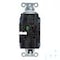 Hubbell Wiring Device-Kellems Straight Blade Receptacle, 5-15R, 15 A, 125V AC, 2 Pole, 3 Wire, Surface Mount, Grounded HBL2152STBL - alternate 3