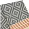 Homeroots 39" X 71" Gray and Orange Cotton Geometric Turkish Towel Throw Blanket with Tassels 521296 - alternate 6