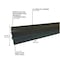 M-D Building Products 36 in. Bronze Aluminum and Vinyl Flex-O-Matic Screw-on Door Sweep 07153 - alternate 6
