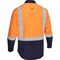 Bisley ANSI Type R Class 2 Vented Long Sleeve Button Down, Industrial Wash Durable 312M6367H-ON/M - alternate 4
