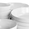 Meritage Urbana 12 Piece Stoneware Dinnerware Set in White 117566.12 - alternate 5