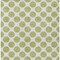 Homeroots 3' X 5' Sage And Ivory Polka Dot Washable Indoor Outdoor Area Rug 614863 - alternate 8