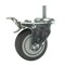 Service Caster 3 Inch SS Thermoplastic Rubber 12mm Threaded Stem Caster Total Lock Brake SCC-SSTSTTL20S314-TPRB-M1215 - alternate 1