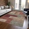 Homeroots 8' X 10' Brown And Terra Cotta Geometric Washable Indoor Outdoor Area Rug 612439 - alternate 8