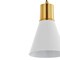 Jonathan Y Apollo 6" 1-Light Mid-Century Modern Iron LED Pendant, White/Brass Gold JYL6131B - alternate 10
