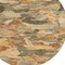 Homeroots 8' Copper And Orange Round Abstract Washable Indoor Outdoor Area Rug 609234 - alternate 7