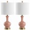 Jonathan Y Cox 22" Metal/Glass LED Table Lamp, Light Coral, 2PK JYL4033D-SET2 - alternate 8