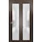 Sartodoors Sliding Closet Bi-fold Doors Planum 2102 Solid Core Modern Interior PLANUM2102BF-CA-56 x 80 (2* 28x80) - alternate 1