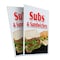 Signmission Subs & Sandwiches, Plastic Signs Only 24 Inch x 36 Inch, Corrugated Plastic, 2PK CSB-2436-2PACK-Subs & Sandwiches - alternate 1