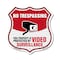 Signmission No Trespassing Shield Sign This Property, 12 Inch X 12 Inch, Aluminum Metal Sign SHI-A-12-410 - alternate 1