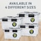 Lifemaster Stackable Storage Box Set, 12 Qt, Nestable, Wheels, Pull-Out Base, Clear, 6PK LIFCTN12 - alternate 3