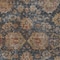 Homeroots 5' X 8' Navy Blue Brown And Terra Cotta Damask Washable Indoor Outdoor Area Rug 603600 - alternate 6