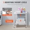 Vevor Stainless Steel Work Table Commercial Prep Table 30x18 Inch With 4 Casters GZT76*45*85 - alternate 6