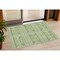 Homeroots 3' X 5' Green And Ivory Southwestern Washable Indoor Outdoor Area Rug 593672 - alternate 1