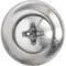 Auveco Phillips Oval Head Tapping Screw Countersunk Washer #8 x 2" - Chrome, 50PK 24166 - alternate 2