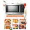 Commercial Chef 1.6 Cu. Ft. Countertop Microwave with Touch Controls & Digital Display, Stainless Steel Microwave CHM16MS6 - alternate 6