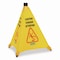 Carlisle Foodservice Pop-Up Caution Cone, 18 x 22.25 x 20, Yellow 3694204 - alternate 1