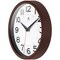 Infinity Instruments Metro Wall Clock, Brown, 9in 14220DB1-3364 - alternate 7